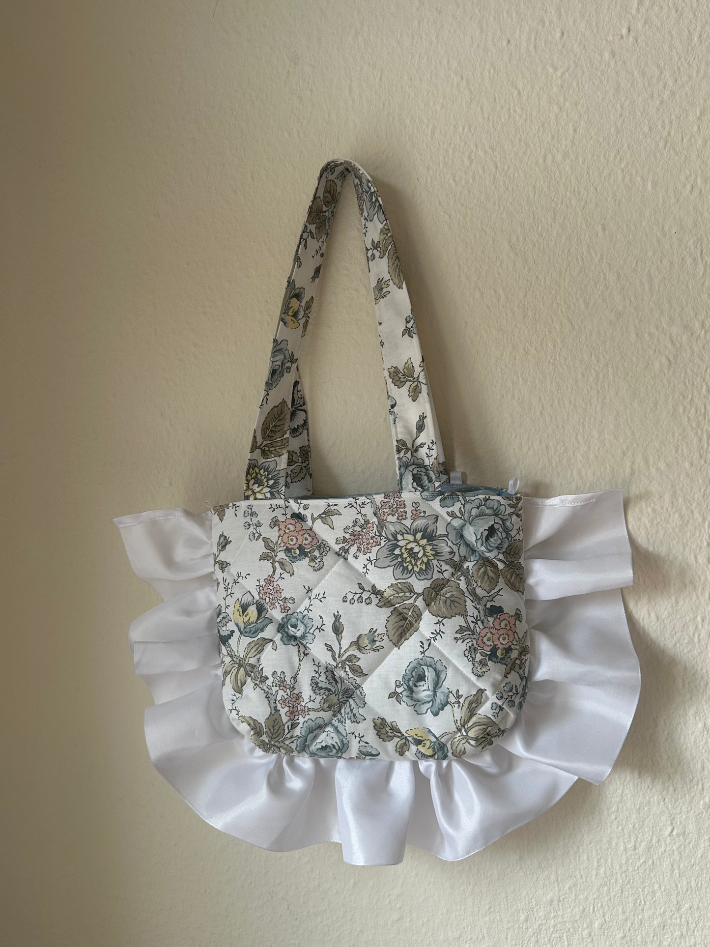 THE SAPPHIRE- RUFFLE BAG